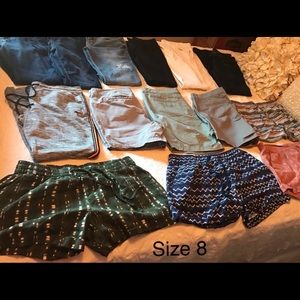 Lot of size 8 bottoms
